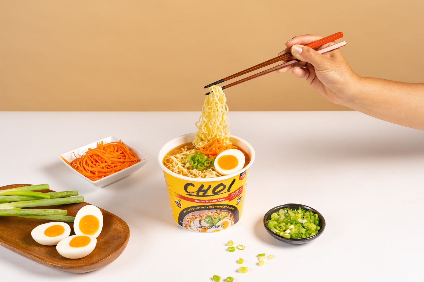 Choi Premium Ramen Noodle Soup 110g Bowl (6-pack)